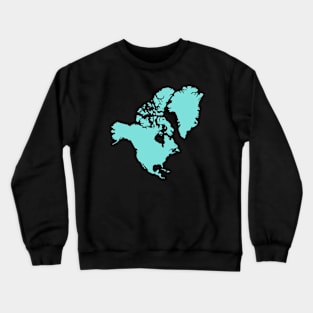 United States Map Design Crewneck Sweatshirt